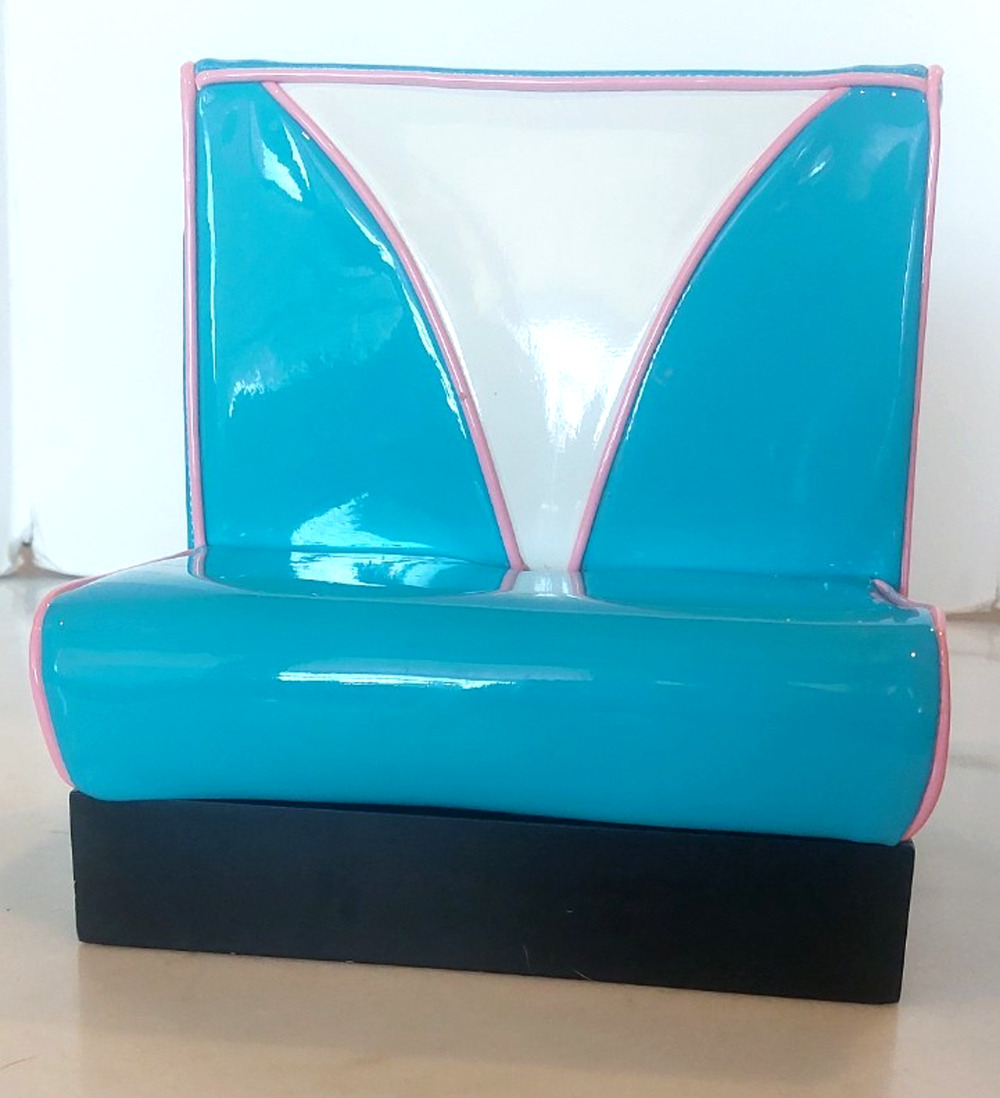 American Girl MaryEllen's Seaside Diner Booth Chair
